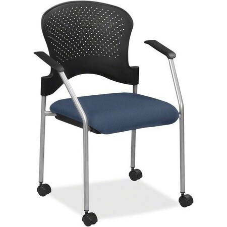 Eurotech - The Raynor Group SIDE CHAIR W/CASTERS NAVY EUTFS827013